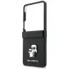 Karl Lagerfeld Karl & Choupette Saffiano Pins Case for Samsung Galaxy Z Flip5 - Black