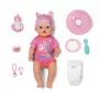 ZAPF CREATION Baby born Emma Click & Play 43cm Interactive Doll with Pink Romper and Hat