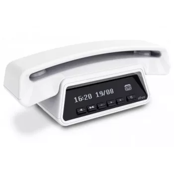 ALCATEL 8517180090 Twin DECT Cordless Phone with Answering Machine, Black