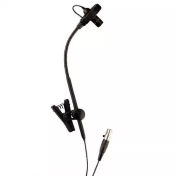 Prodipe SB21 Clip-on Instrument Microphone with Preamplifier, Condenser, Cardioid, XLR, Black