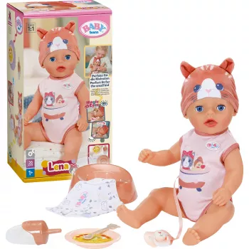 ZAPF CREATION Zapf Baby born Lena Cat 36cm Soft Body Doll