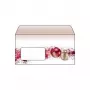 SIGEL DU040 Design Envelopes DL Brown-Red Self-Adhesive 50 Pieces