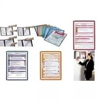 DURABLE SHERPA PANEL A4 Display Frame, Grey Polypropylene, for SHERPA Display Systems