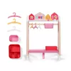 ZAPF CREATION BABY born Clothes Rail Doll Wardrobe with Storage Boxes and Hangers