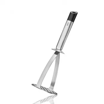 GEFU Potato Masher PRIMELINE Stainless Steel Ergonomic Handle Dishwasher Safe