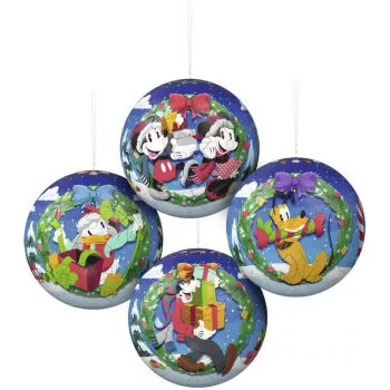 Ravensburger 3D Puzzleball Disney Christmas Bauble Set (2 x 27 Pieces)