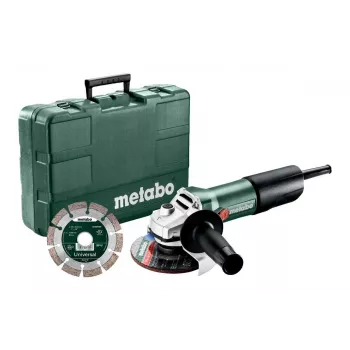 Metabo W 850-125 125 mm Angle Grinder Set with Diamond Disc and Carry Case
