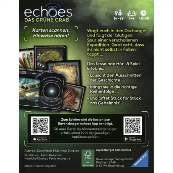 Ravensburger echoes The Green Grave Audio Mystery Game