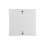 Berker 16208919 Rocker with Light Symbol, Polar White Glossy