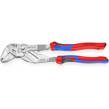KNIPEX 86 05 250 S5 Pliers Wrench with Crimping Function for Aluminium Collars, 250 mm