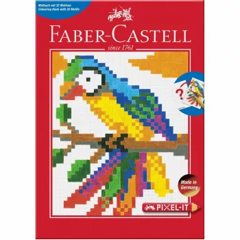 FABER-CASTELL Pixel-it Coloring Book with 32 Motifs (201572)