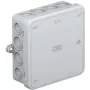 OBO A 14 Cable Junction Box 100x100x38 mm Light Grey RAL 7035 IP55