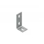 NIEDAX WWA100 Asymmetrical Wall Connection Bracket, Hot-Dip Galvanized Steel, 100 mm Projection