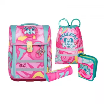 McNeill PERFECTO School Satchel Set 5-Piece Disney Minnie Mouse