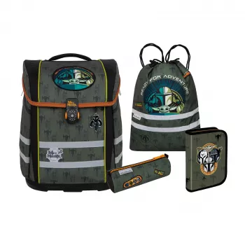 McNeill Perfecto 5-Piece School Backpack Set Star Wars Mandalorian