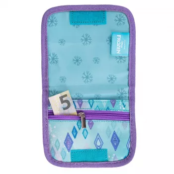 McNeill Frozen Neck Pouch with Elsa & Anna Print – Blue