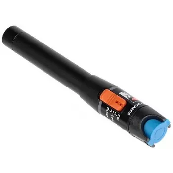 BML-205-10 Visual Fault Locator 650nm 10mW Fiber Optic Cable Tester with 10km Range, Universal 2.5mm Connector, CW/Pulsed Mode, Aluminum Alloy Housing