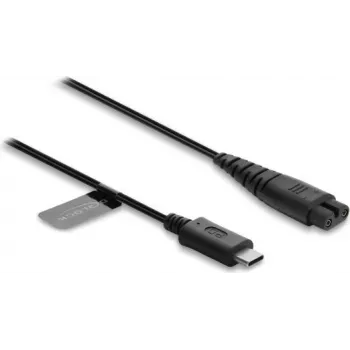 Delock USB Type-C Charging Cable 5 V for Electric Shavers Compatible with Hatteker RFC-588 - Replacement Shaver Charger Cable 1.2 m