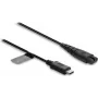 Delock USB Type-C Charging Cable 5 V for Electric Shavers Compatible with Hatteker RFC-588 - Replacement Shaver Charger Cable 1.2 m