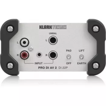 Klark Teknik DI 22P Passive Stereo DI Box with Midas Transformers