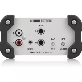 Klark Teknik DI 22P Passive Stereo DI Box with Midas Transformers
