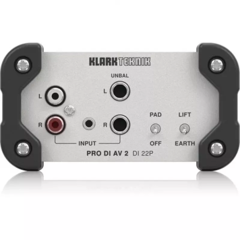 Klark Teknik DI 22P Passive Stereo DI Box with Midas Transformers