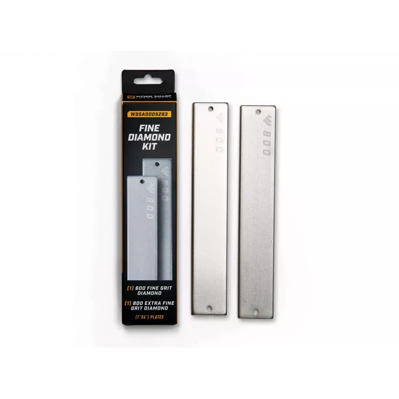 Work Sharp Professional Precision Adjust Diamond Sharpening Plates 600/800 Grit (2-Pack)