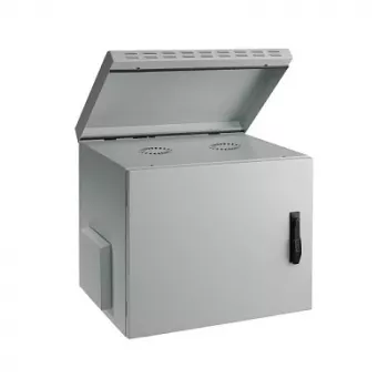 EFB 19 inch Wall-Mount Cabinet 9U Depth 450mm IP55 Pre-Assembled RAL7035 Grey