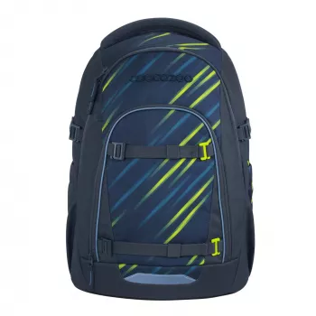 COOCAZOO MATE Backpack 30L Fast Lime - Recycled PET, Ergonomic School Laptop Backpack