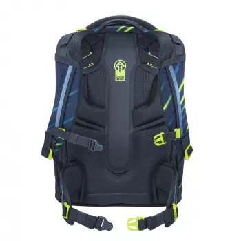 COOCAZOO MATE Backpack 30L Fast Lime - Recycled PET, Ergonomic School Laptop Backpack