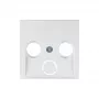 Berker 12031909 Central Plate for SAT/Antenna Socket, Polar White, S.1/B.1/B.7