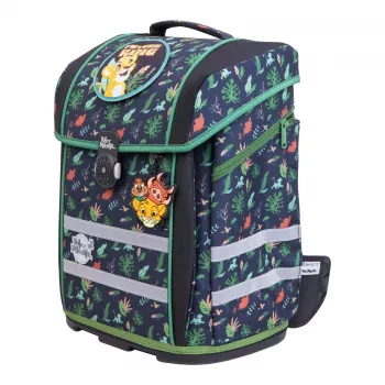 McNeill PERFECTO 5-Piece School Satchel Set LION KING | 20L Ergonomic Backpack with Sports Bag, Pencil Cases & Money Pouch