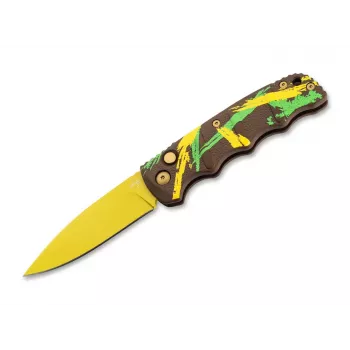 Böker Plus AKS 74 Dubai Chocolate Automatic Knife D2