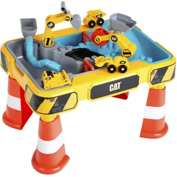 THEO KLEIN CAT Sand and Water Play Table with Excavator and Dump Truck