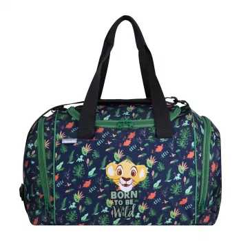 McNeill LION KING Sports Bag, 16L, Blue/Multicolour, Polyester, Disney Lion King Design
