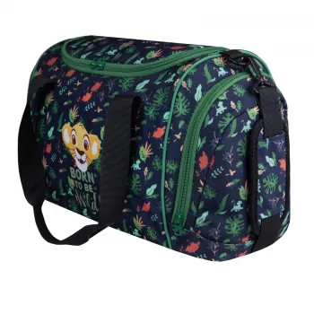 McNeill LION KING Sports Bag, 16L, Blue/Multicolour, Polyester, Disney Lion King Design