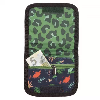 McNeill Lion King Chest Pouch – Disney The Lion King Neck Wallet for Kids, Blue/Green
