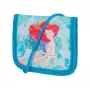 McNeill Neck Pouch ARIELLE – Disney The Little Mermaid, Blue/Purple, Adjustable Strap, ID Window
