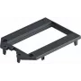 OBO Bettermann UT34 P2 Cover Plate for UT3 and UT4 Underfloor Boxes, 2-Module 45, Steel, Galvanized, Silver