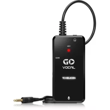 TC Helicon GO Vocal Mobile Microphone Interface with XLR Input and Phantom Power
