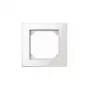 MERTEN M-Plan 1-Gang Cover Frame, Polar White Glossy