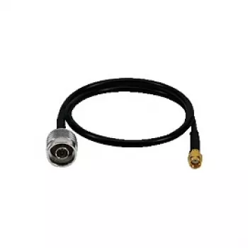 LogiLink WL0104 WLAN Pigtail Cable, N-Type to RP-SMA, 0.5m, Black