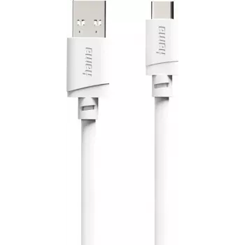 Hama USB-A to USB-C Cable, 2 m, White