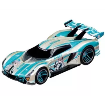 Carrera GO Kaze Dash Electric Slot Car Racing Set 1:43 Scale with Loop and Fly-Over, 2 Cars, 2 Controllers, 3.6m Track, Ages 6+