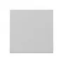 Gira System 55 Rocker Switch Cover, Matte Grey, Single Rocker, Clip-On, Halogen-Free, UV-Resistant