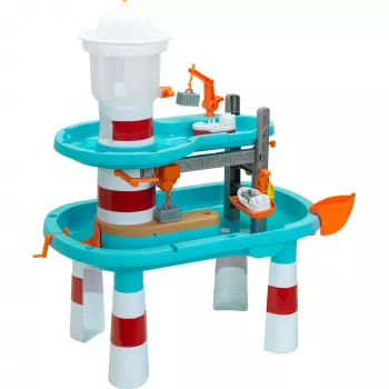 THEO KLEIN Aqua Action Water Play Table XXL, Lighthouse Splash