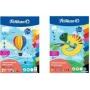 Pelikan Construction Paper Block DIN A3, 10 Sheets, 10 Assorted Colours, 120 g/m², Head-Glued