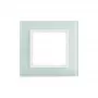 Berker B.7 Glass 1-Gang Cover Frame Polar White