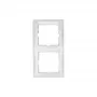 Berker S.1 1-Gang Frame with Labeling Field, Polar White