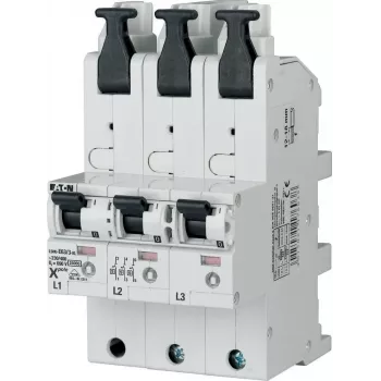 EATON LSHU-E50/3-KL Main Line Protection Switch, 50 A, 3-Pole, 230/400 V AC, Characteristic E, Selective